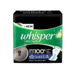Whisper Ultra Nights XL Wings Pads- 15 U